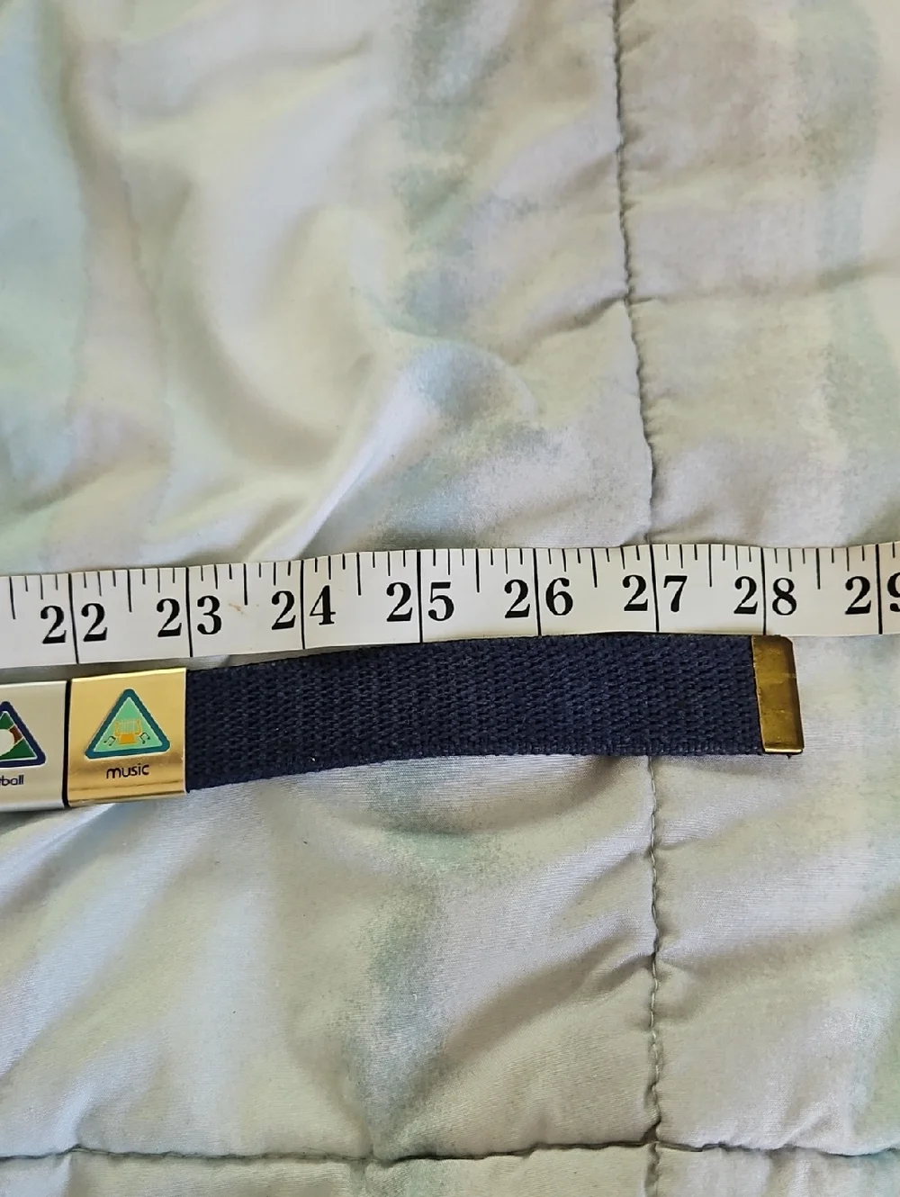 Vintage Cub Scouts USA Belt & Buckle With Loop Slide Badges 27